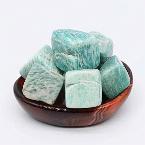 Fangyid Specimen 18mm-22mm Amazonite Tumble Stones 7pc Gift Ornament