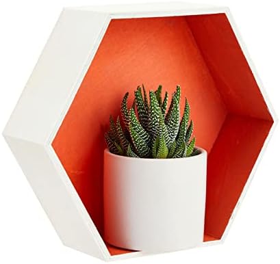 Bright Creations 9 Hexagon Floating Wall Shelves Set