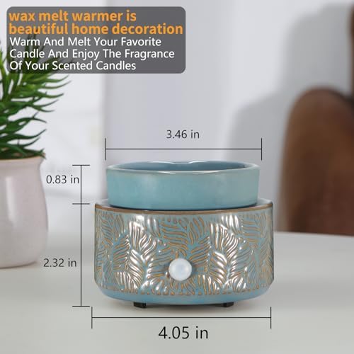 Electric Wax Melt Warmer 4-in-1 Ceramic Scented Candle Decor for Home Office Bedroom