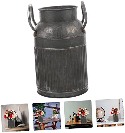 Vintage Flower Bucket Planter Handle for Indoor Outdoor Use