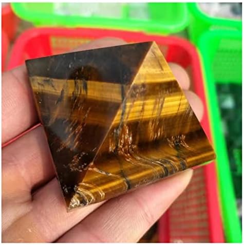 DOUKI Natural Crystal Pyramid for Home Decoration