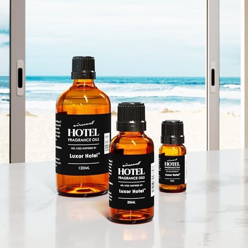 Air-Scent Hotel Diffuser Oil Inspired by The Luxor - 10 mL Glass Bottle with Dropper