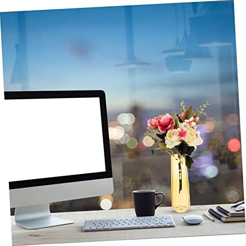 Cabilock Modern Glass Vase for Dried Flowers and Fresh Arrangements
