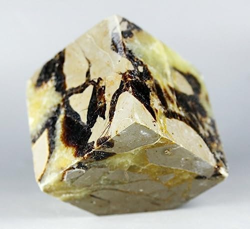 Polished Dragon Septarian Cube Reiki Stone Display 1