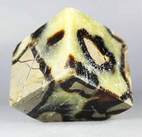 Polished Dragon Septarian Cube Reiki Stone Display