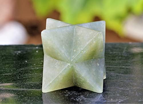 Polished Green Aventurine Merkaba Crystal Stone 70mm
