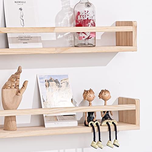 AZSKY Floating Wall Bookshelf Set of 3