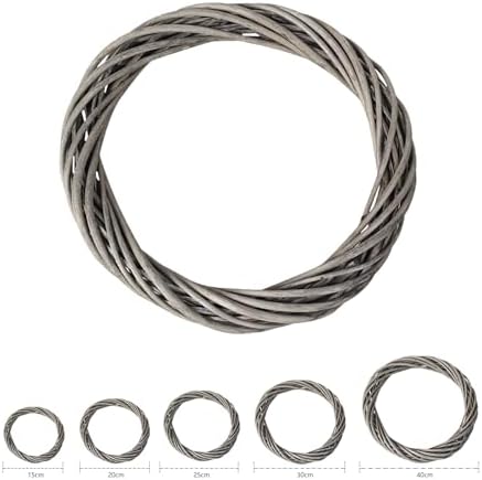 MALOKI Grapevine Wreaths 6 8 10 12 16 Inches DIY Door Decor