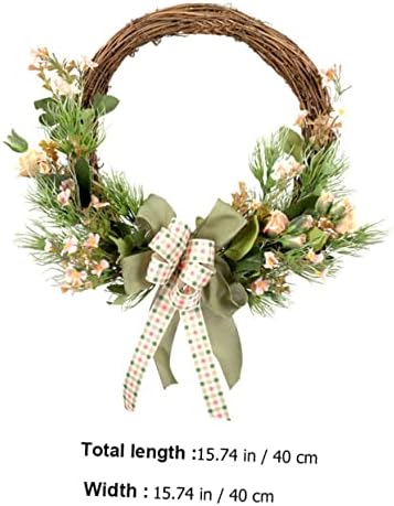 PRETYZOOM Realistic Artificial Wreath for Home Decor and Celebrations