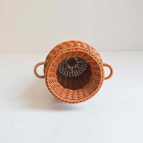 Generic Wicker Vase Rattan Woven Decorative Basket