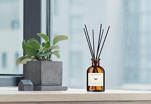 WEALD TRIBE Reed Diffuser Set for Bathroom Shelf Decor