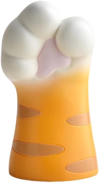 WAIT FLY Cat Paw Ceramic Flower Vase Orange