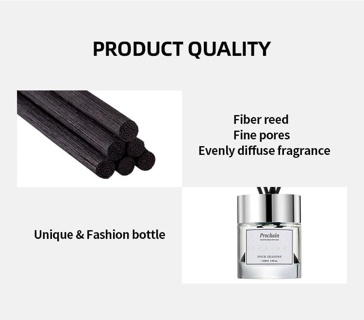 Four Seasons Reed Diffuser Set 34 Fl Oz Scented Diffusers for Home Office Bathroom with Sticks