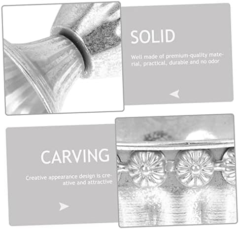 SUPVOX Vintage Decorative Iron Vase for Home Table Centerpieces