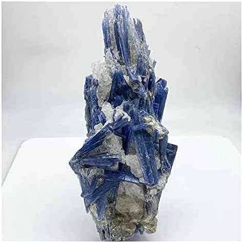 FIDEMM Natural Cyanite Quartz Crystal Cluster Rough Stone for Decoration