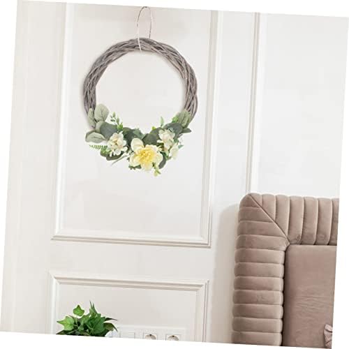 CIYODO 2 Pcs Christmas Wreaths Woven Wall Door Decorations