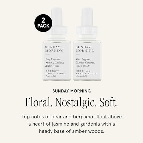 Pura Brooklyn Candle Studio Home Scent Refill - 2 Pack Sunday Morning