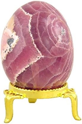 Rhodochrosite Healing Egg with Stand Reiki Activated 1