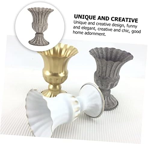 Creative Wrought Iron Flower Pot Vintage Dried Flower Vase for Unique Home Decor