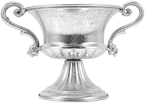 Vintage Silver Flower Vase for Home and Office Decor