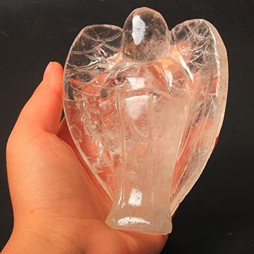 Natural Stones Amethyst Rose Quartz Reiki Angel for Gifts and Home Decor