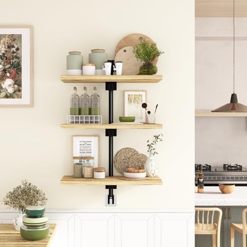WXCGX Adjustable Height Floating Shelves for Bathroom Wall