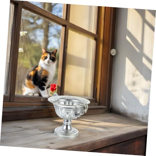 Vintage Iron Art Vase for Rustic Farmhouse Decor