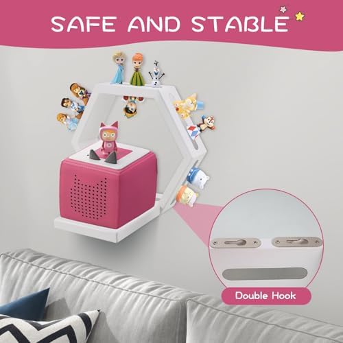 Givilio Tonie Shellf Hexagon Wall Mounted Set of 3