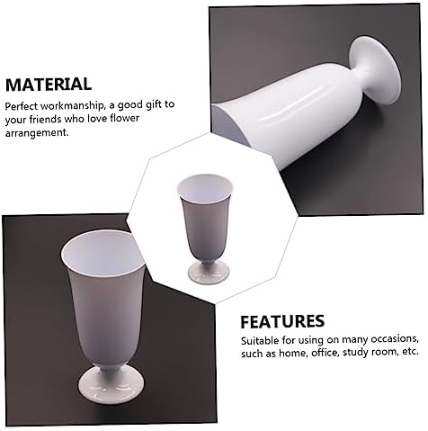 Luxshiny 2 Pcs Floral Arrangement Modern Minimalist Dried Flower Vase for Desktop