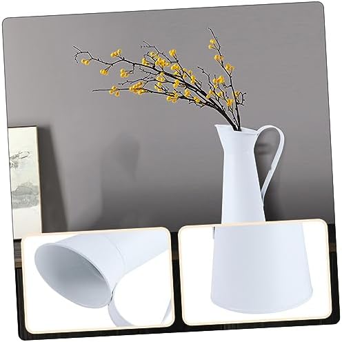 Happyyami Modern Iron Vase for Flower Arrangement