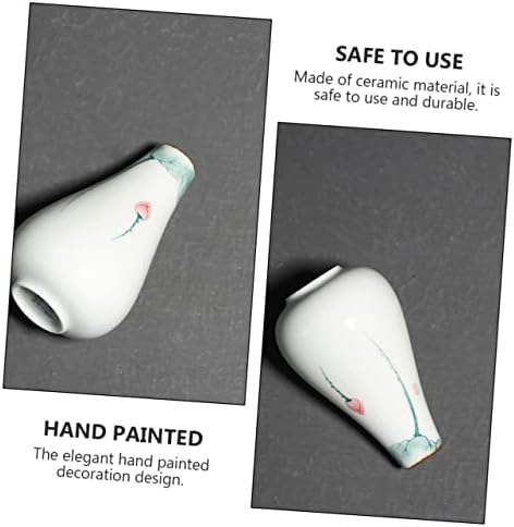 Simple Lotus Ceramic Vase for Home Decor and Flower Arrangement