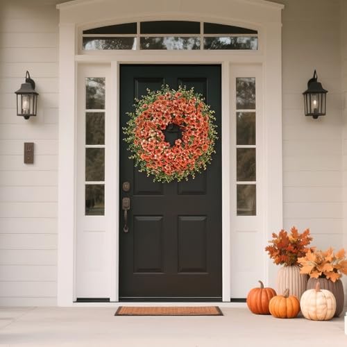 26 Inch Fall Wreath for Front Door Autumn Decor