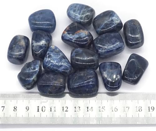 Beautiful Tumbled Blue Sodalite Crystal Healing Specimen 500g