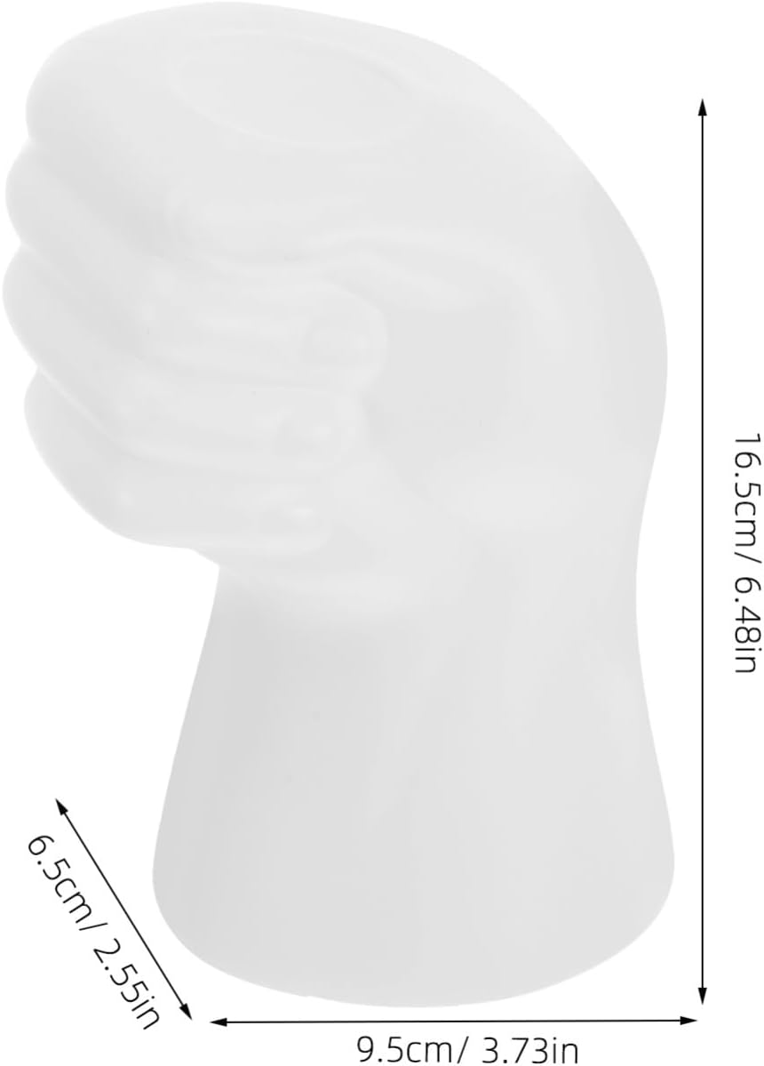 BESPORTBLE 2pcs Modern Hand Vase Decorative Flower Pots for Home and Office