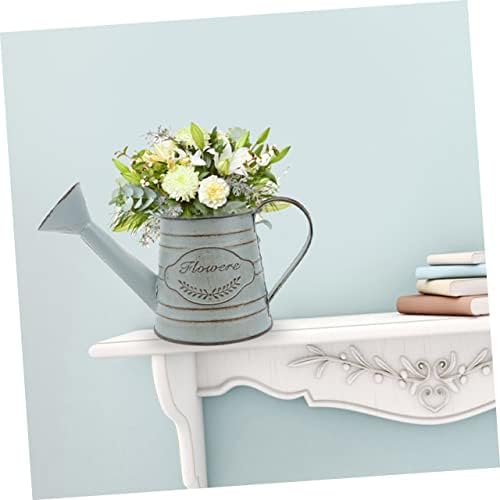 Balacoo 2pcs Vintage Rustic Iron Flower Vase Decor