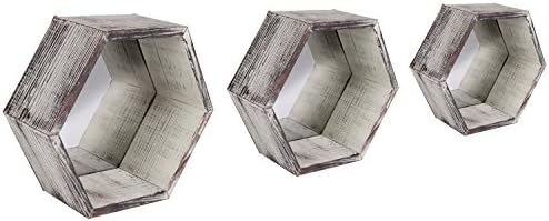 MyGift Wall Mounted Floating Shelves 3 Piece Set