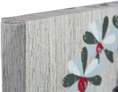 Northlight 10 Inch Christmas Wreath Joy to the World Wall Art with Photo Clip