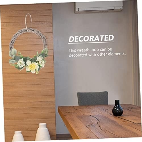 CIYODO 2 Pcs Christmas Wreaths Woven Wall Door Decorations