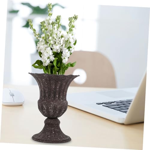 Creative Wrought Iron Flower Pot Vintage Dried Flower Vase for Unique Home Decor
