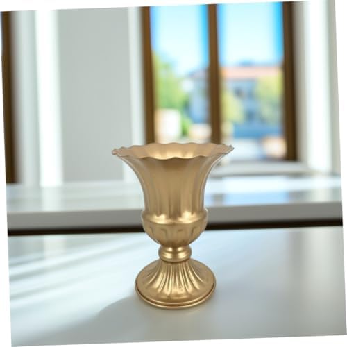 BESPORTBLE Vintage Metal Rustic Flower Vase for Home and Wedding Decor