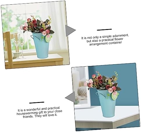 Iron Flower Arrangement Holder Decorative Vase Multi-Functional Home Decor 1