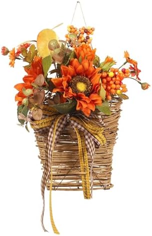 Fall Sunflower Wreath for Front Door 32cm