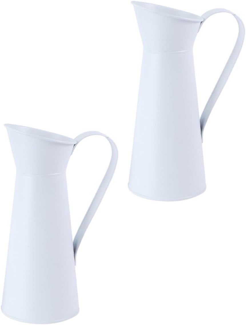 Happyyami Modern Iron Vase for Flower Arrangement