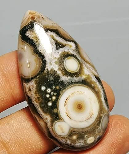 Ocean Jasper Agate Pendant Reiki Stone -G9039