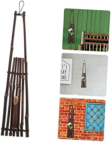 Zerodeko Vintage Bamboo Flower Vase for Wall and Home Decor