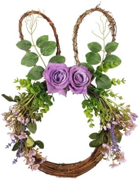 157inch Bunny Head Shaped Grapevine Wreath