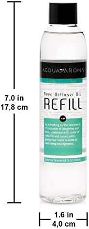 Acqua Aroma Summer Breeze Reed Diffuser Oil Refill 68 FL OZ