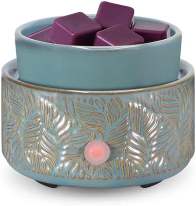 Electric Wax Melt Warmer 4-in-1 Ceramic Scented Candle Decor for Home Office Bedroom