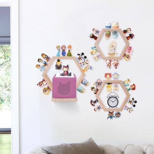 Givilio Tonie Shell Hexagon Wall Mounted Set of 3