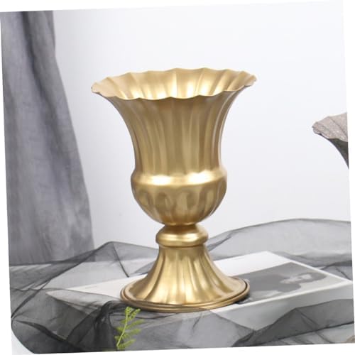 POPETPOP Vintage Iron Flower Vase for Dried Flowers